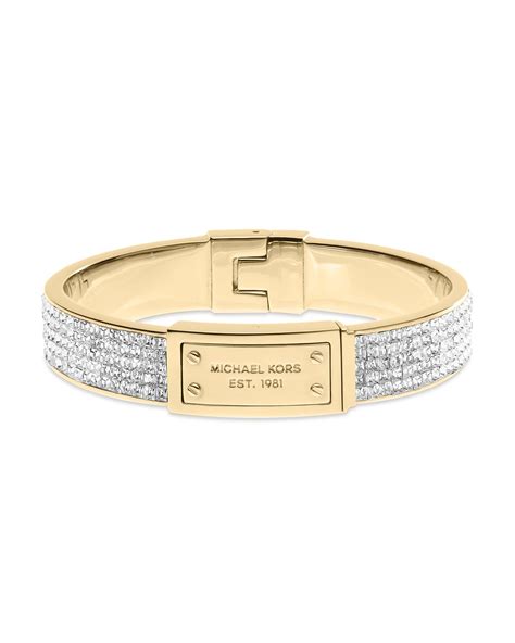 michael kors white gold bracelet|michael kors gold bracelet price.